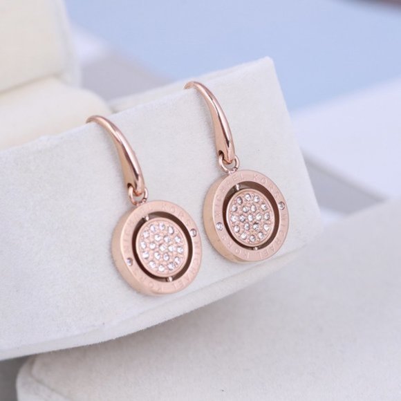 Michael Kors Round Letter Earrings - Picture 1 of 7